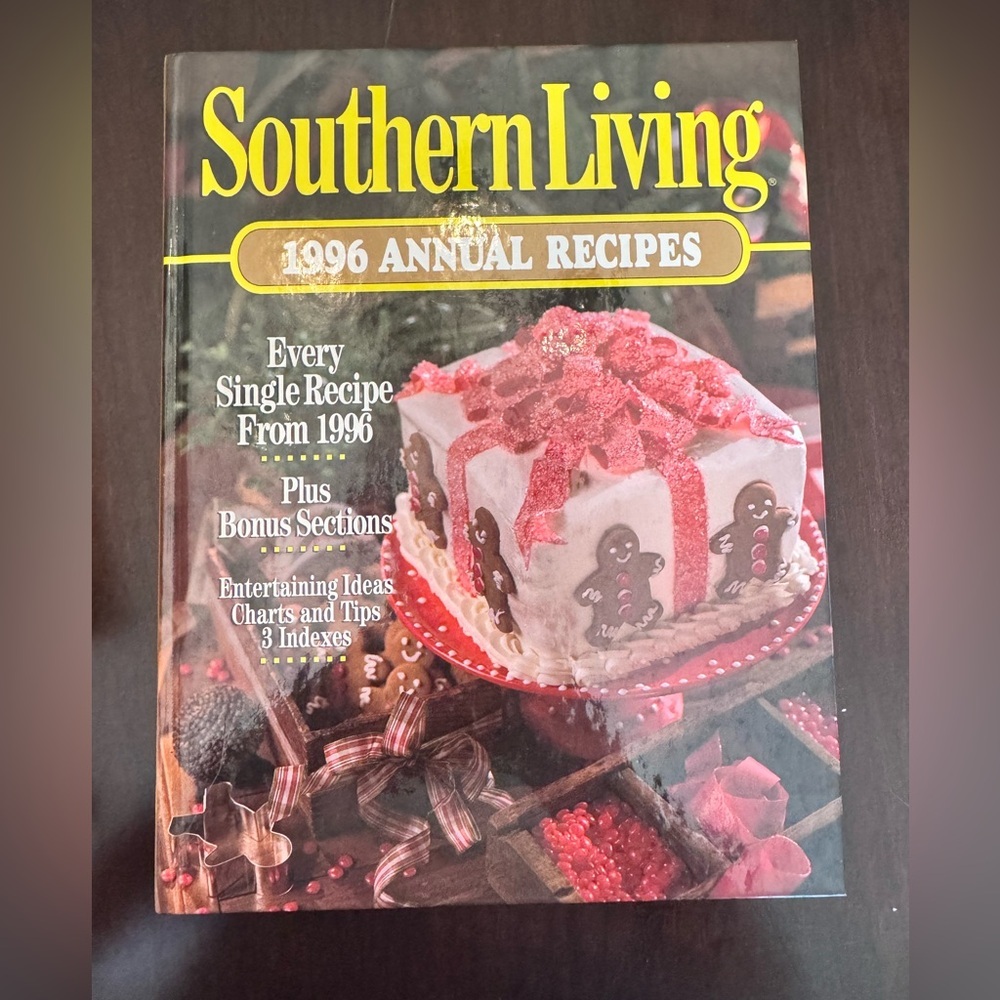 Vintage Southern Living 1996 Annual Recipes Kitchen Cookbook. Hardback